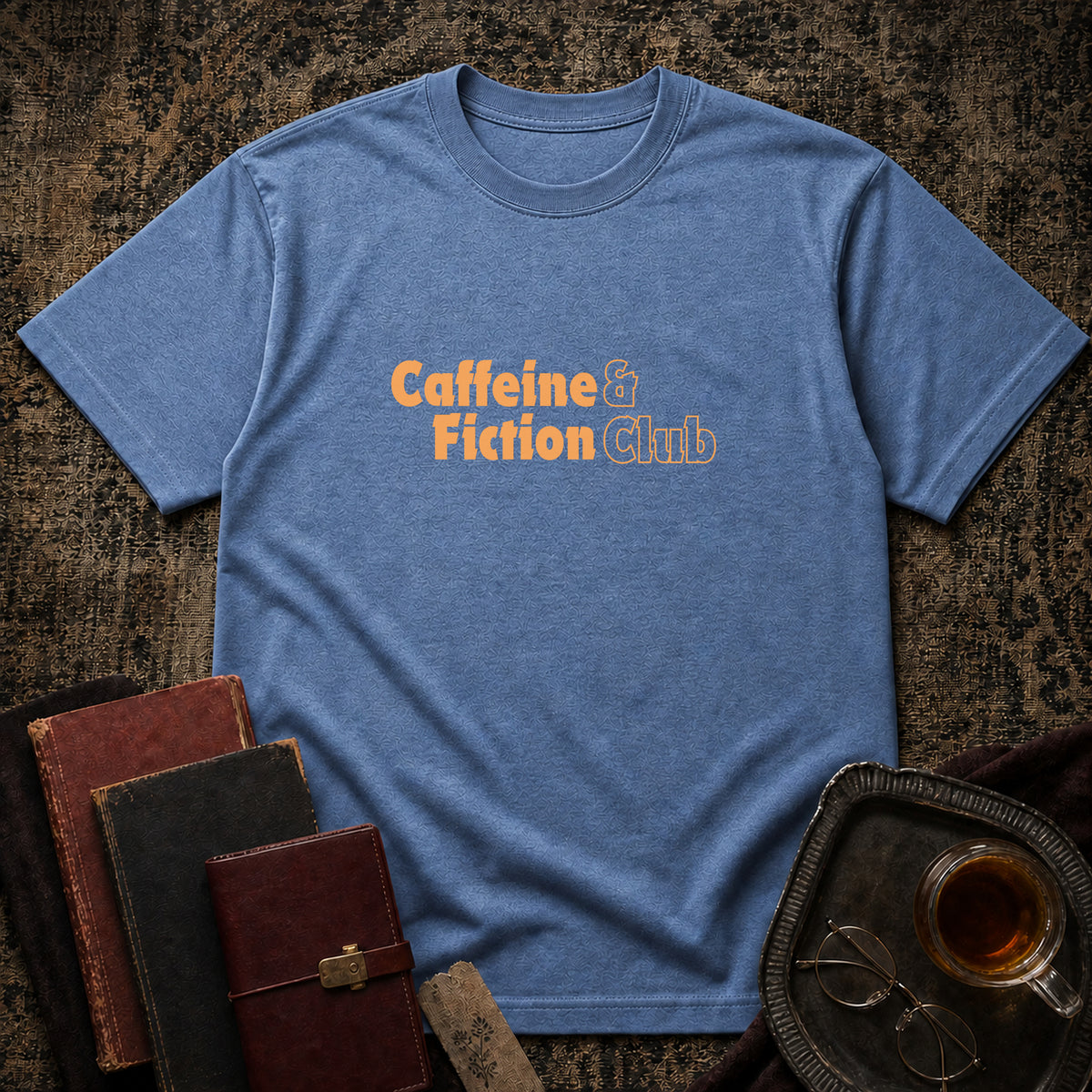 Caffaine & Fiction Club T-shirt