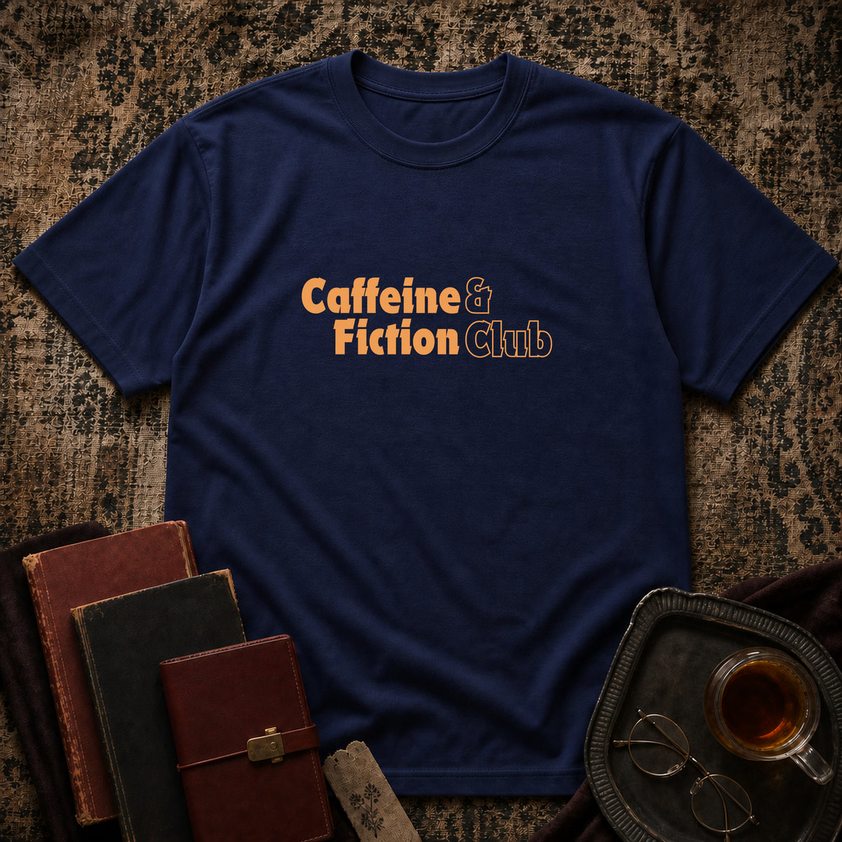 Caffaine & Fiction Club T-shirt