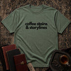 Coffee stains & storylines T-shirt