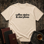 Coffee stains & storylines T-shirt