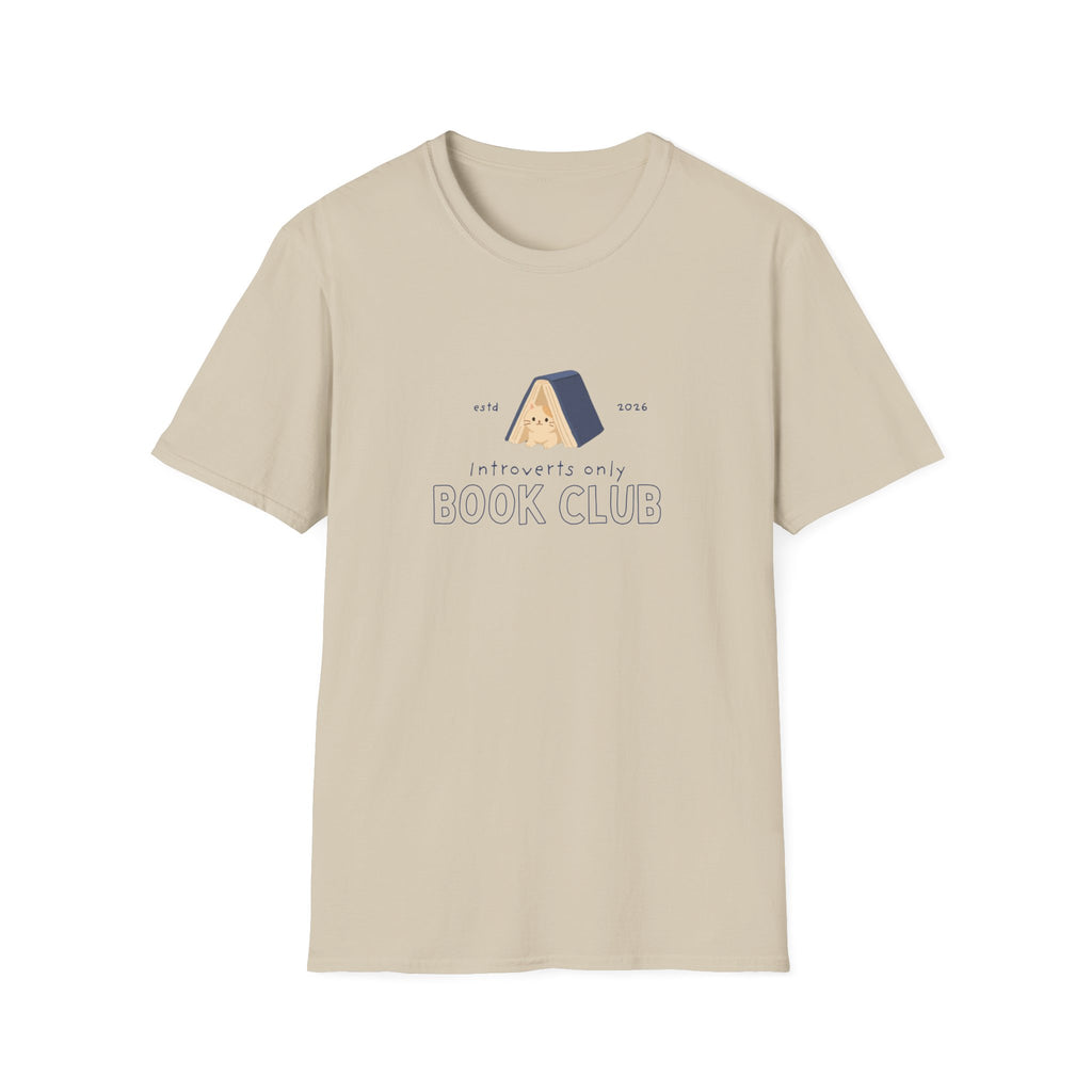 Introverts Only Book Club T-shirt
