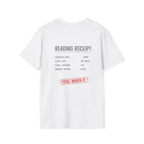 Reading Receipt Backprint T-shirt