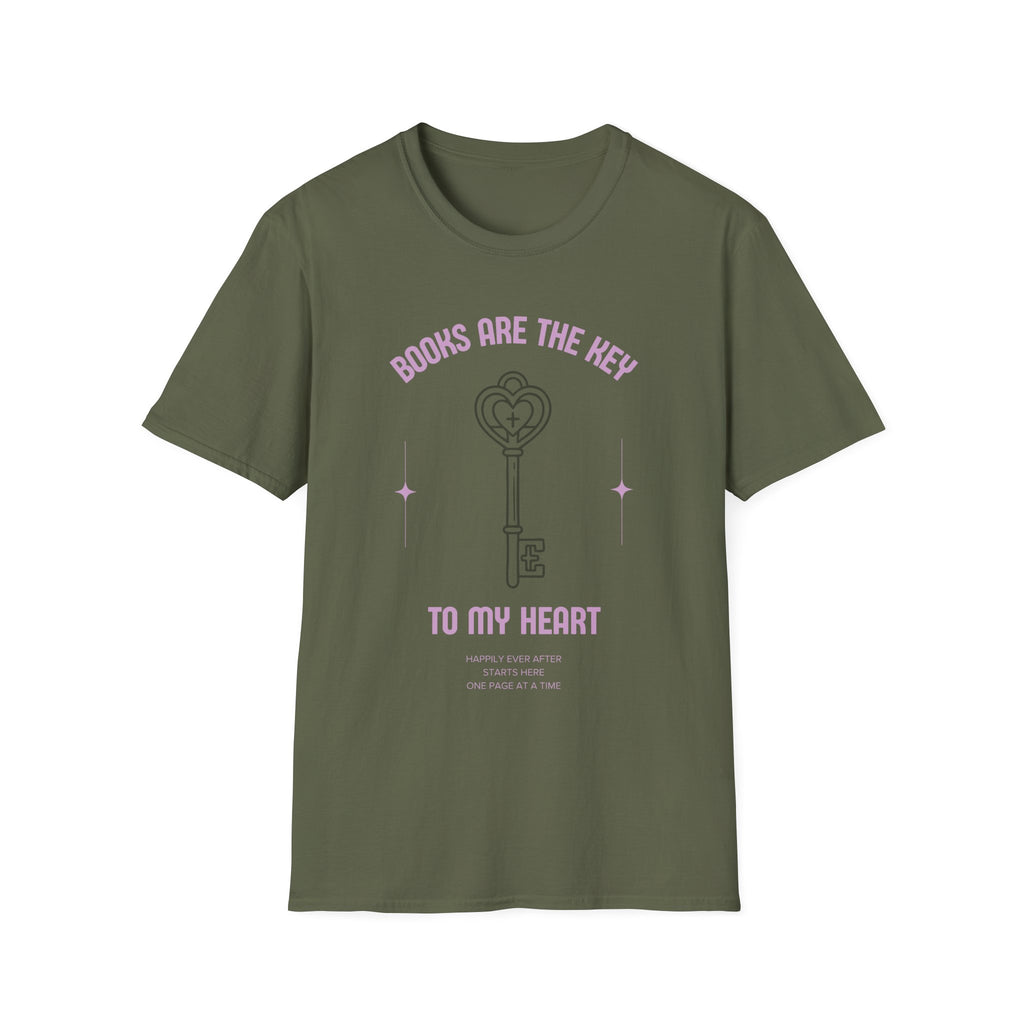 Books are the Key to my Heart T-shirt