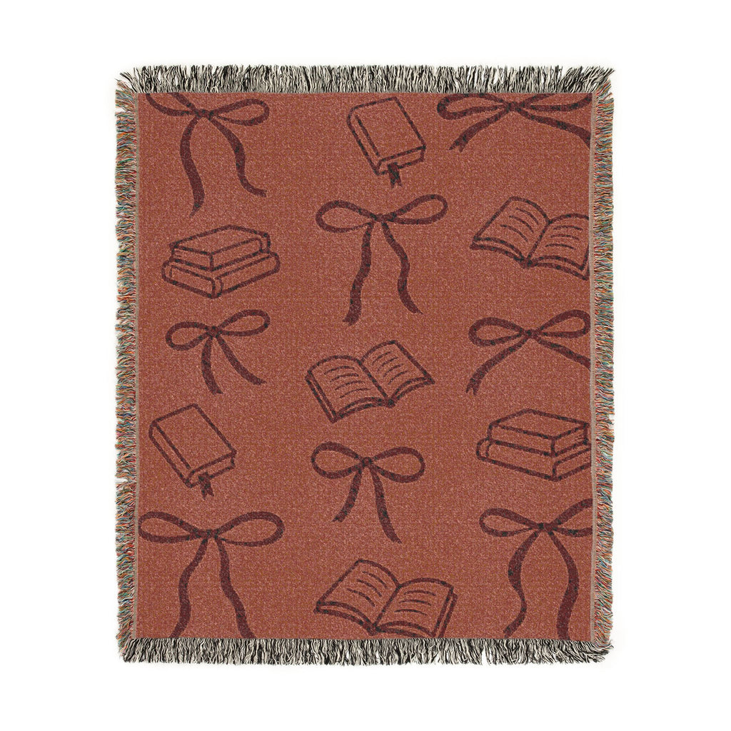 Bows and Books Blanket