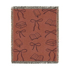 Bows and Books Blanket