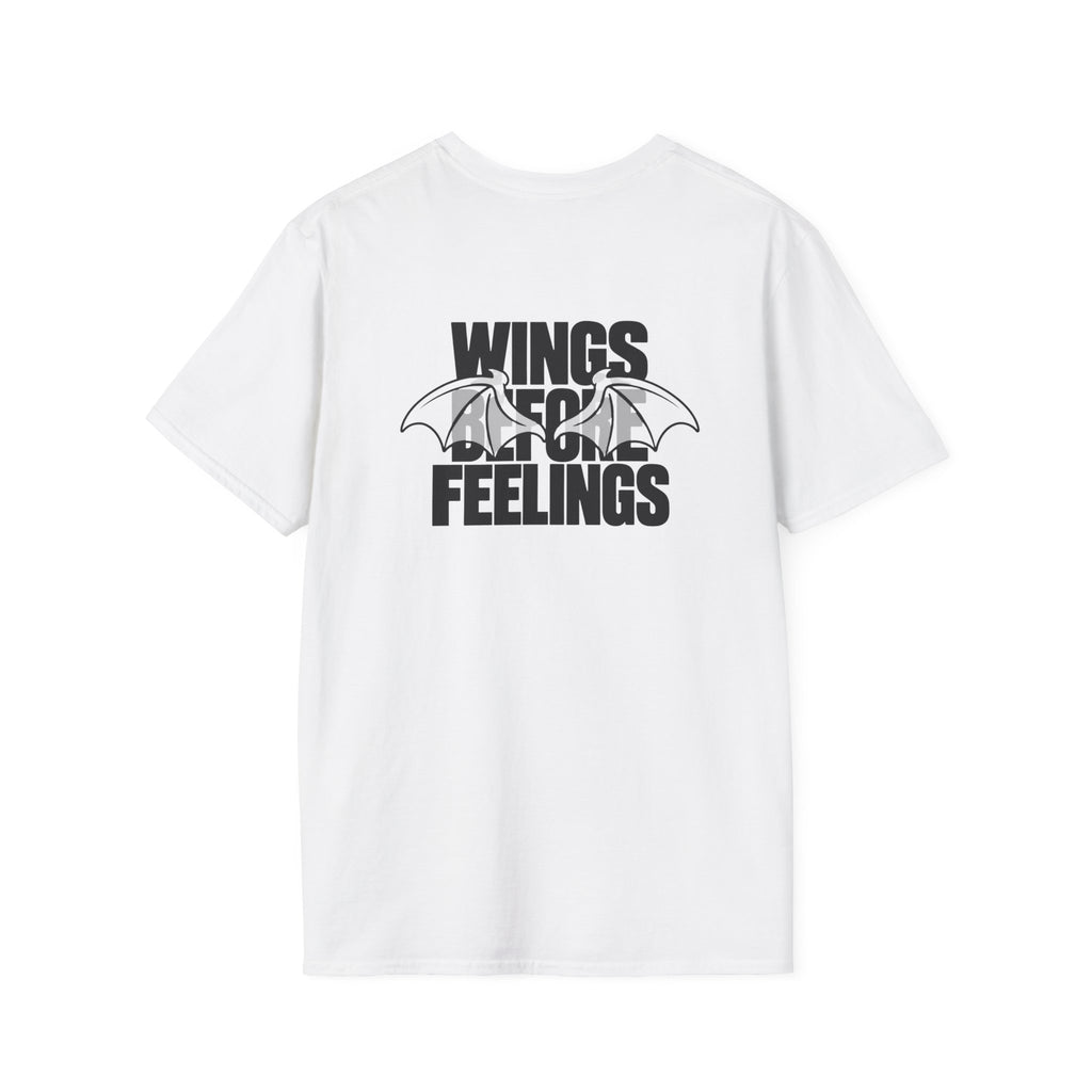 Wings before Feelings Backprint T-shirt