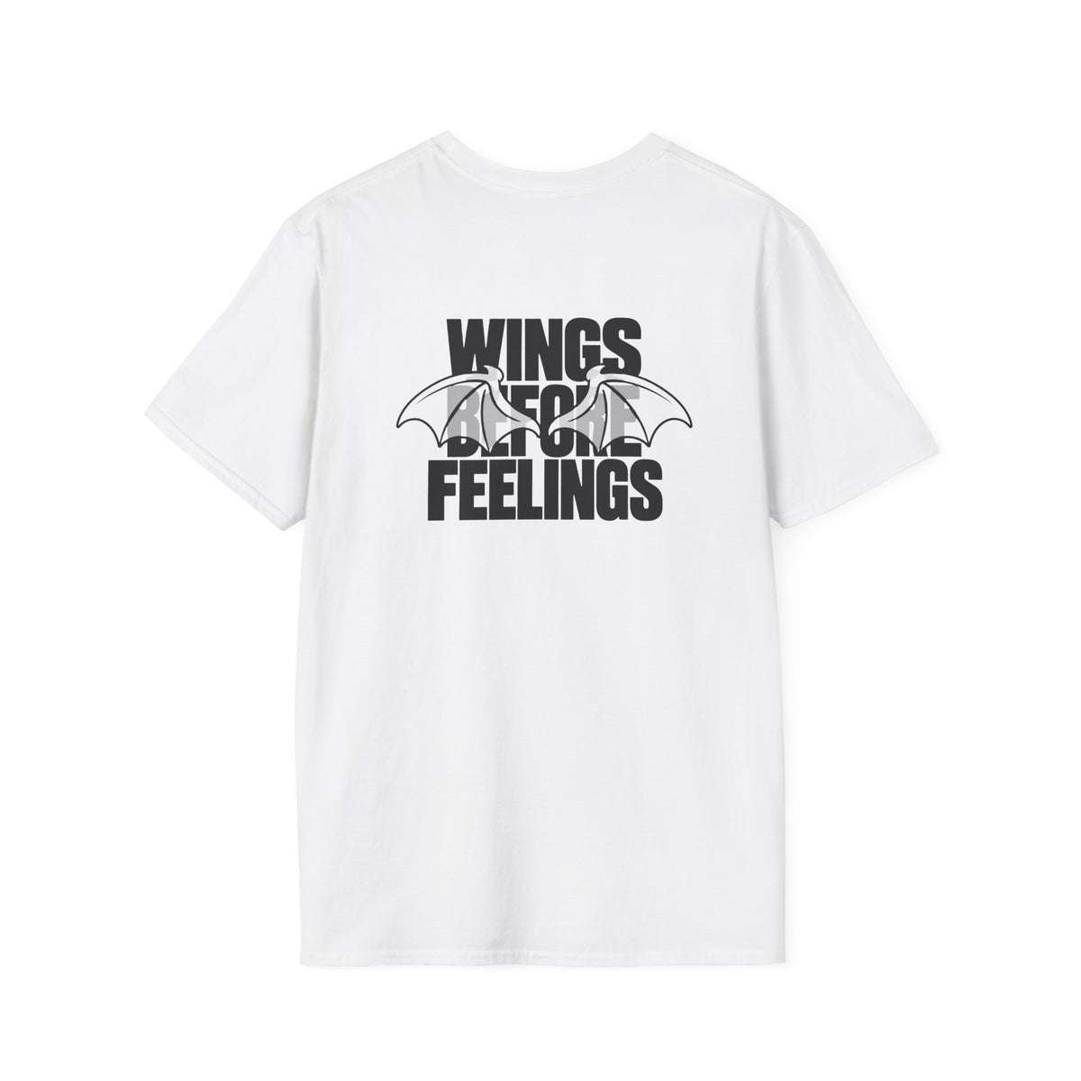 Wings before Feelings Backprint T-shirt