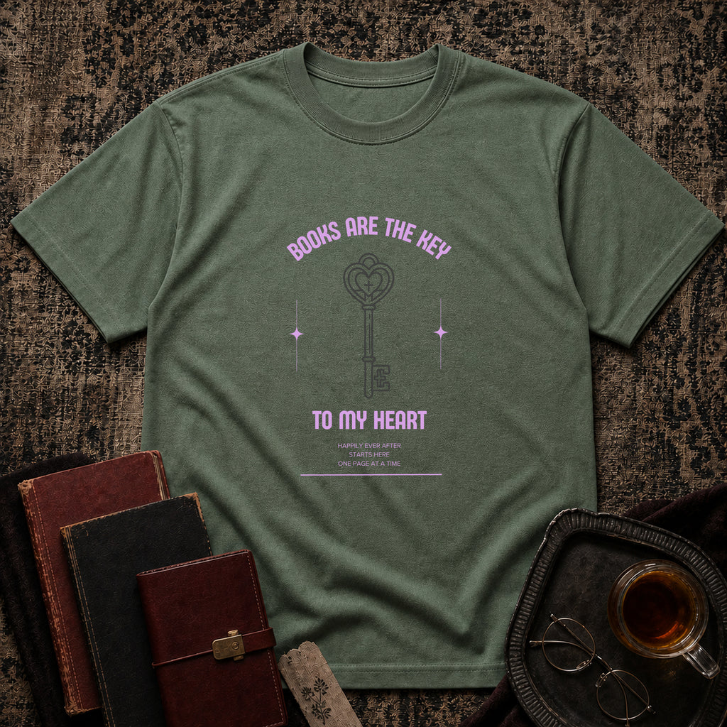 Books are the Key to my Heart T-shirt