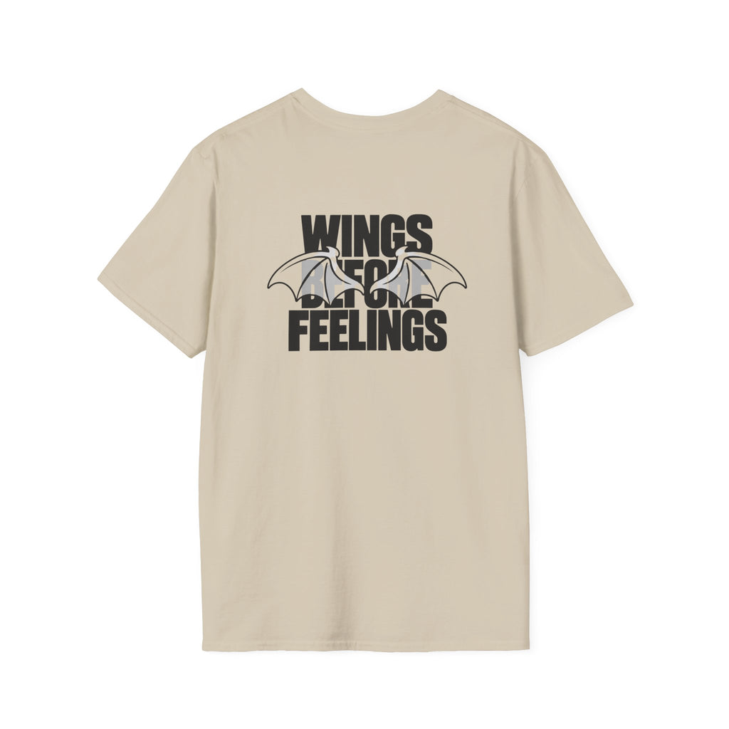 Wings before Feelings Backprint T-shirt