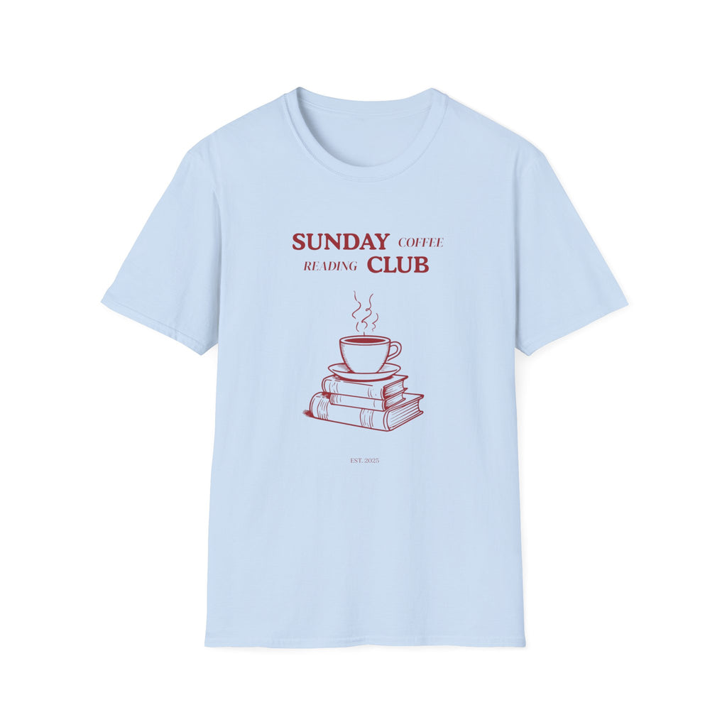 Sunday Coffee Reading Club T-shirt