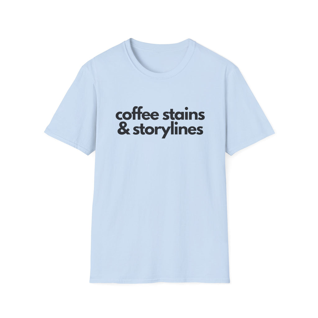 Coffee stsins & storylines T-shirt