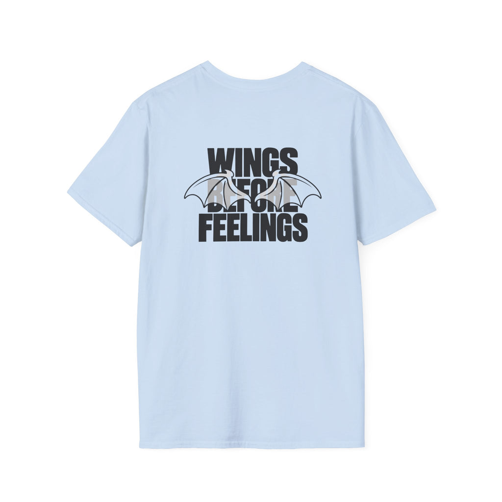 Wings before Feelings Backprint T-shirt