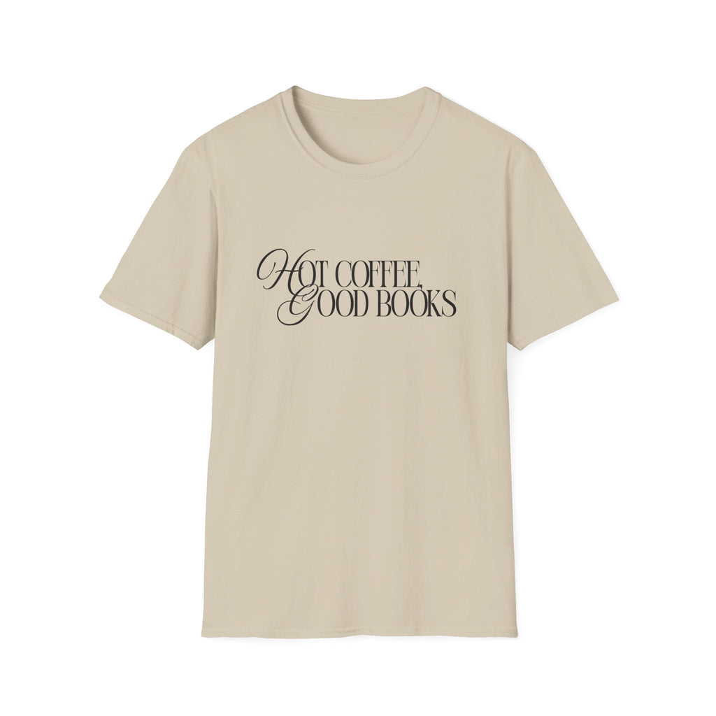 Hot Coffee, Good Books T-shirt