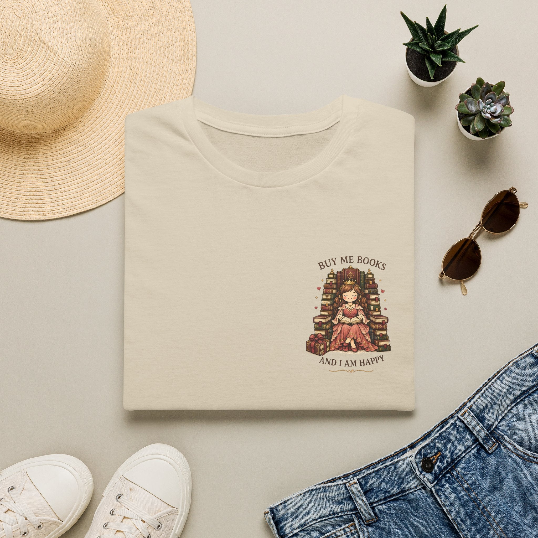 Buy me books and I'm happy T-shirt