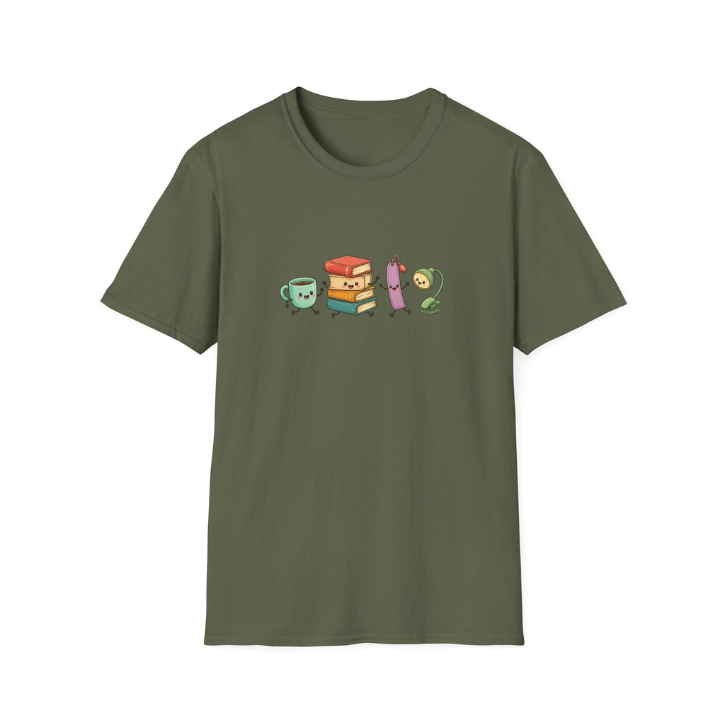 Graphical Design: Bookish Character T-shirt