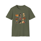 Graphical Design: Reading Cat  T-shirt