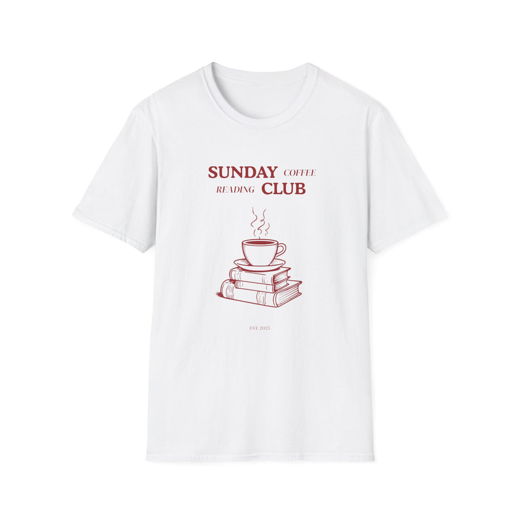 Sunday Coffee Reading Club T-shirt