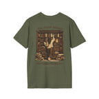 Too many books, nothing to wear Backprint T-shirt