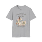 Held together by Books and Naps T-shirt