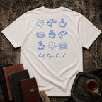 Books before Brunch Backprint T-shirt