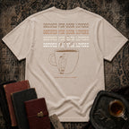 Brewed for Book Lovers Backprint T-shirt