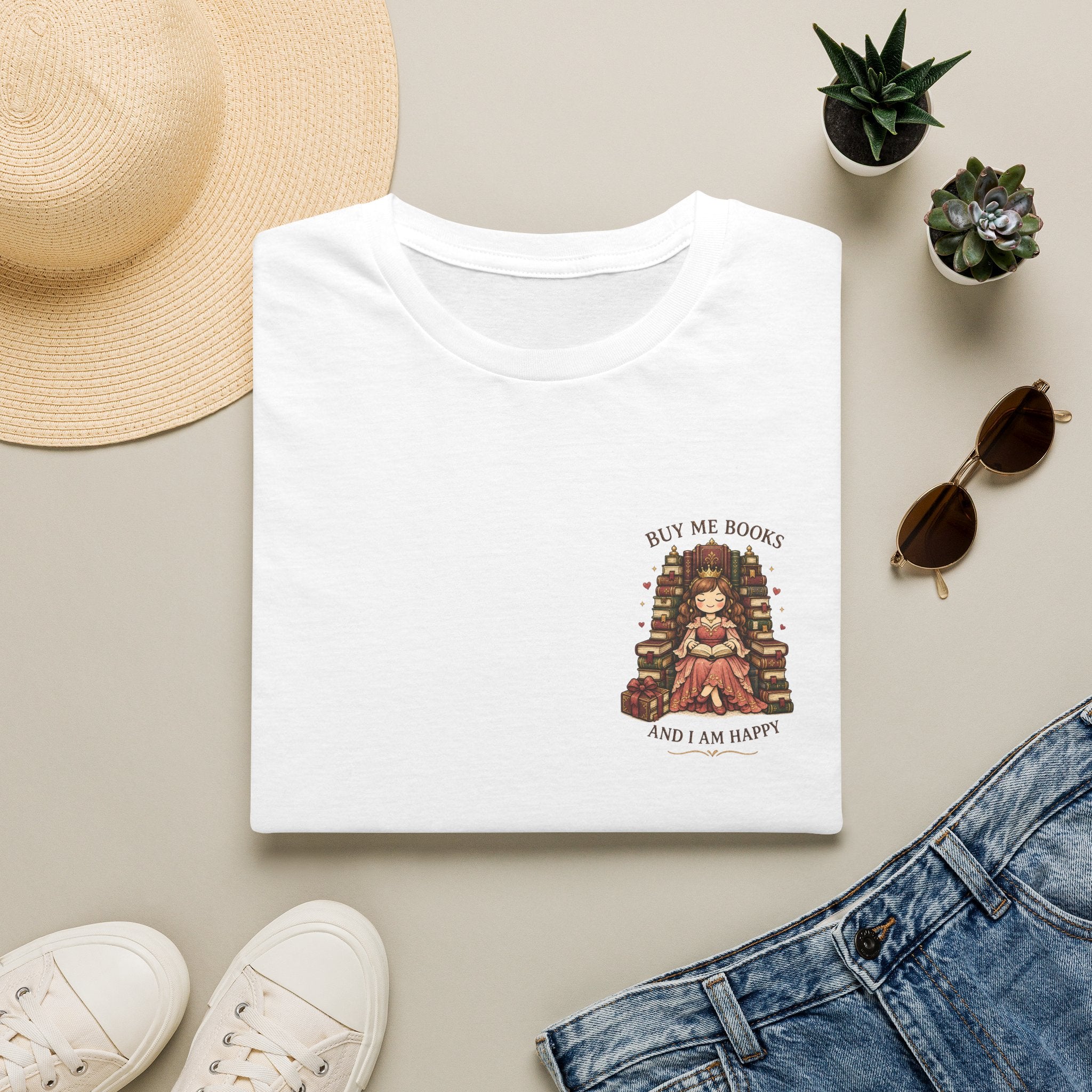 Buy me books and I'm happy T-shirt