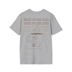 Brewed for Book Lovers Backprint T-shirt