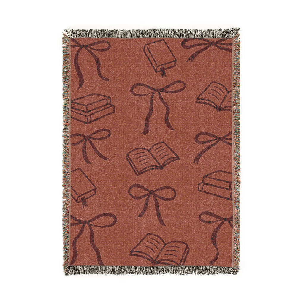 Bows and Books Blanket