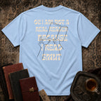 I am not a real reader Backprint T-shirt