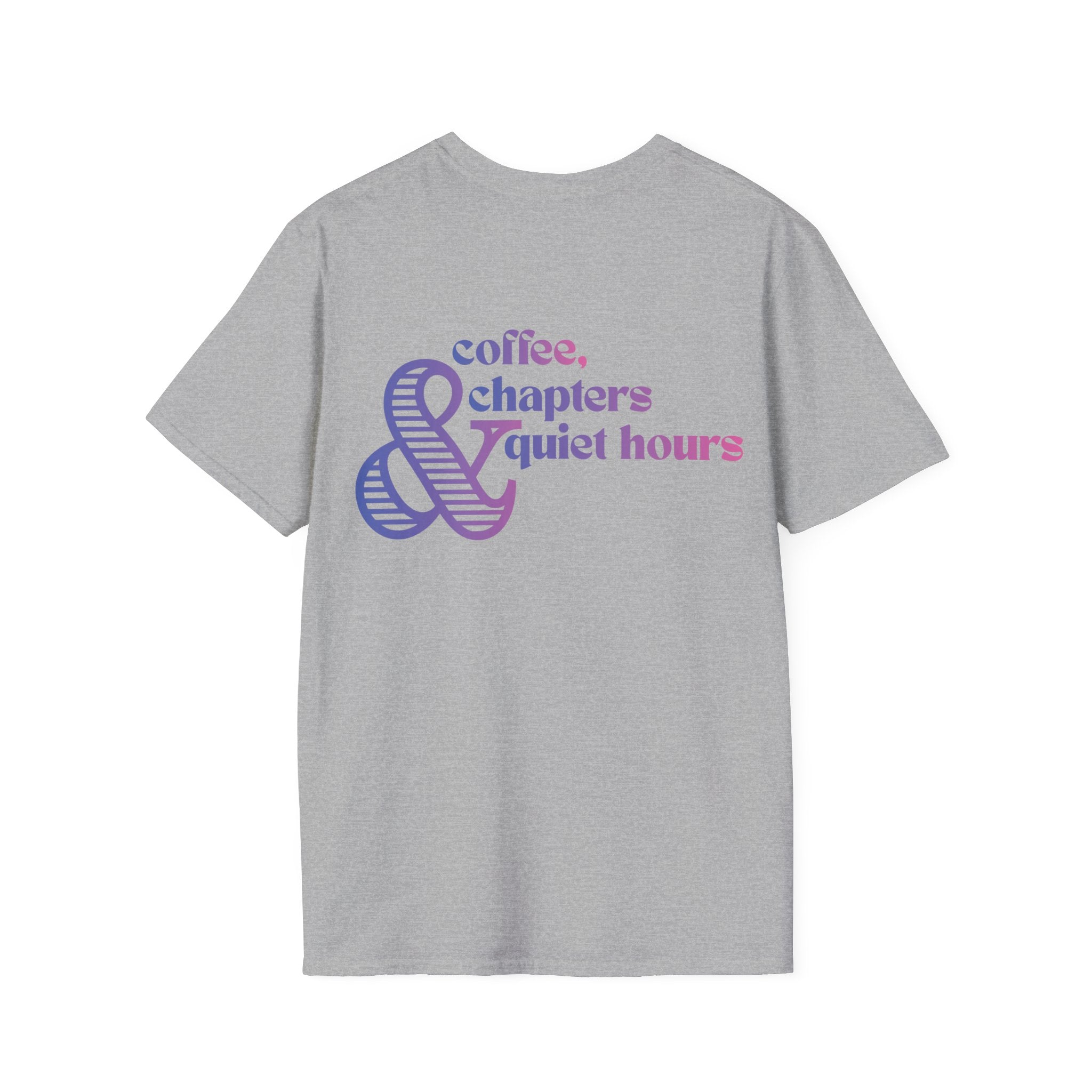 Coffee, Chapter & Quiet Backprint T-shirt