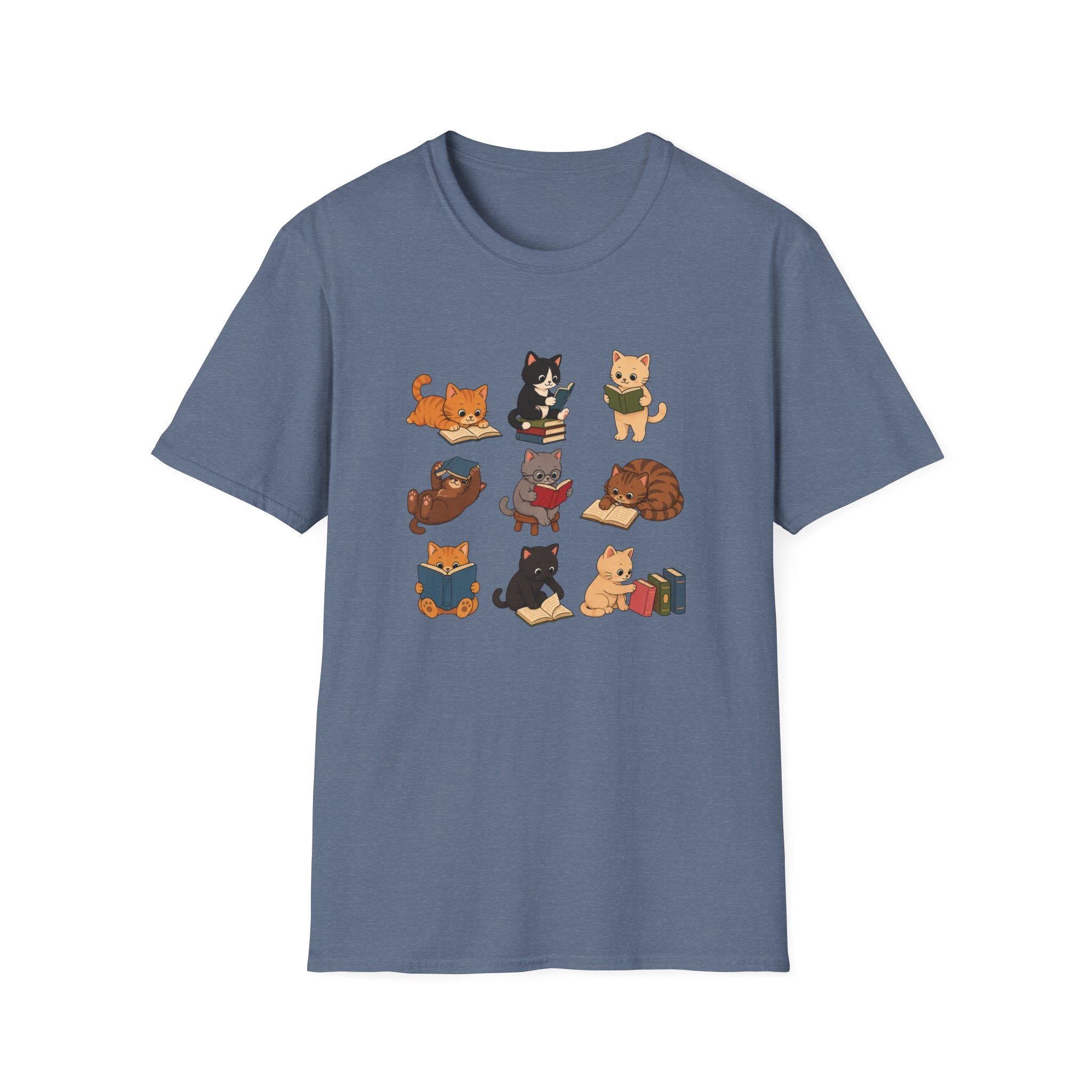 Graphical Design: Reading Cat  T-shirt