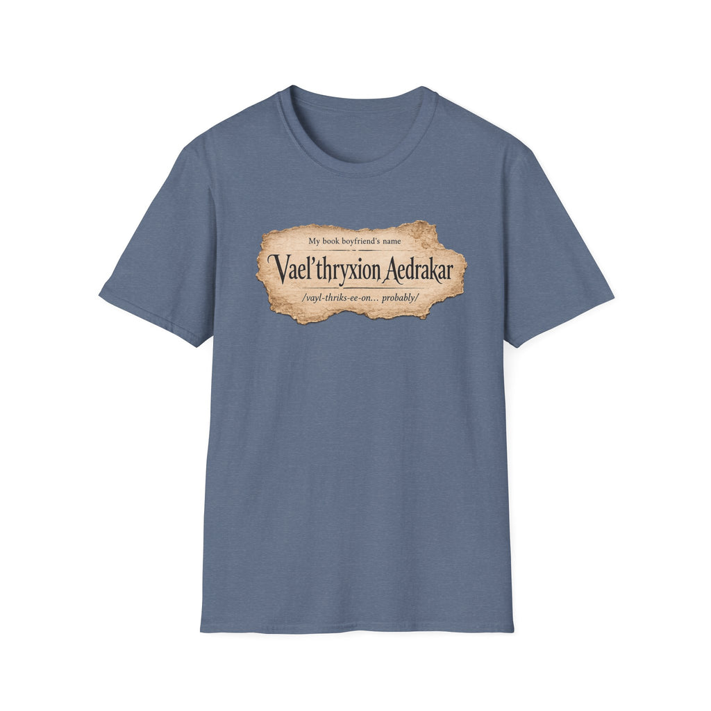 Book Boyfriends Name T-shirt