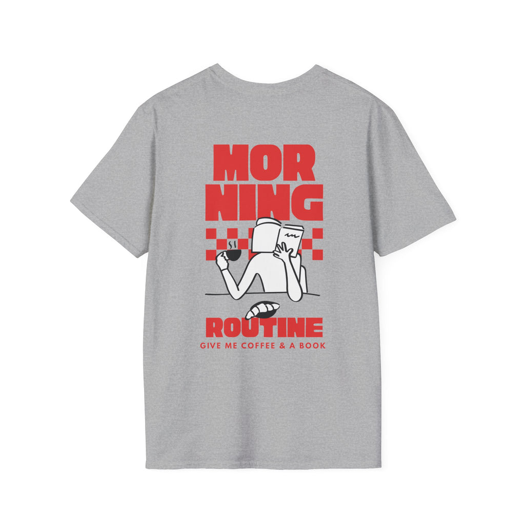 Morning Routine Backprint T-shirt