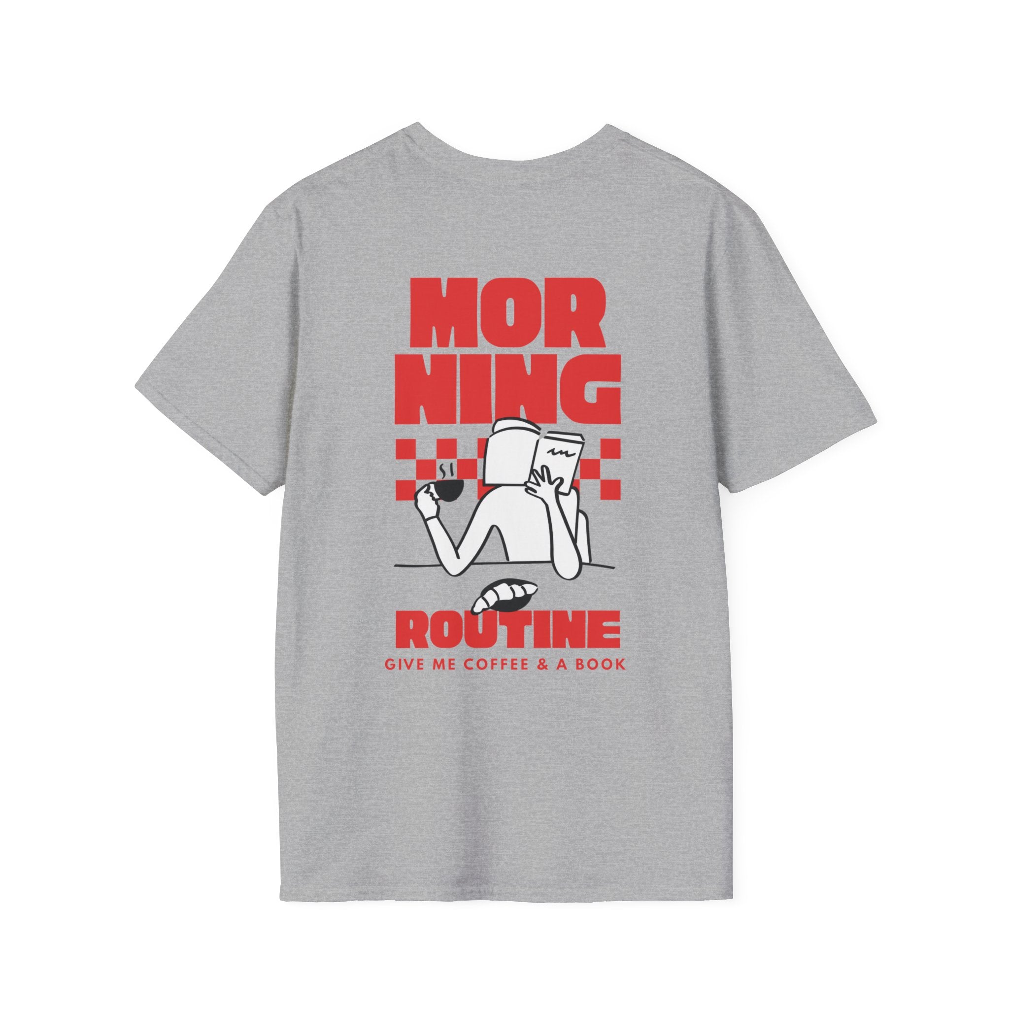 Morning Routine Backprint T-shirt