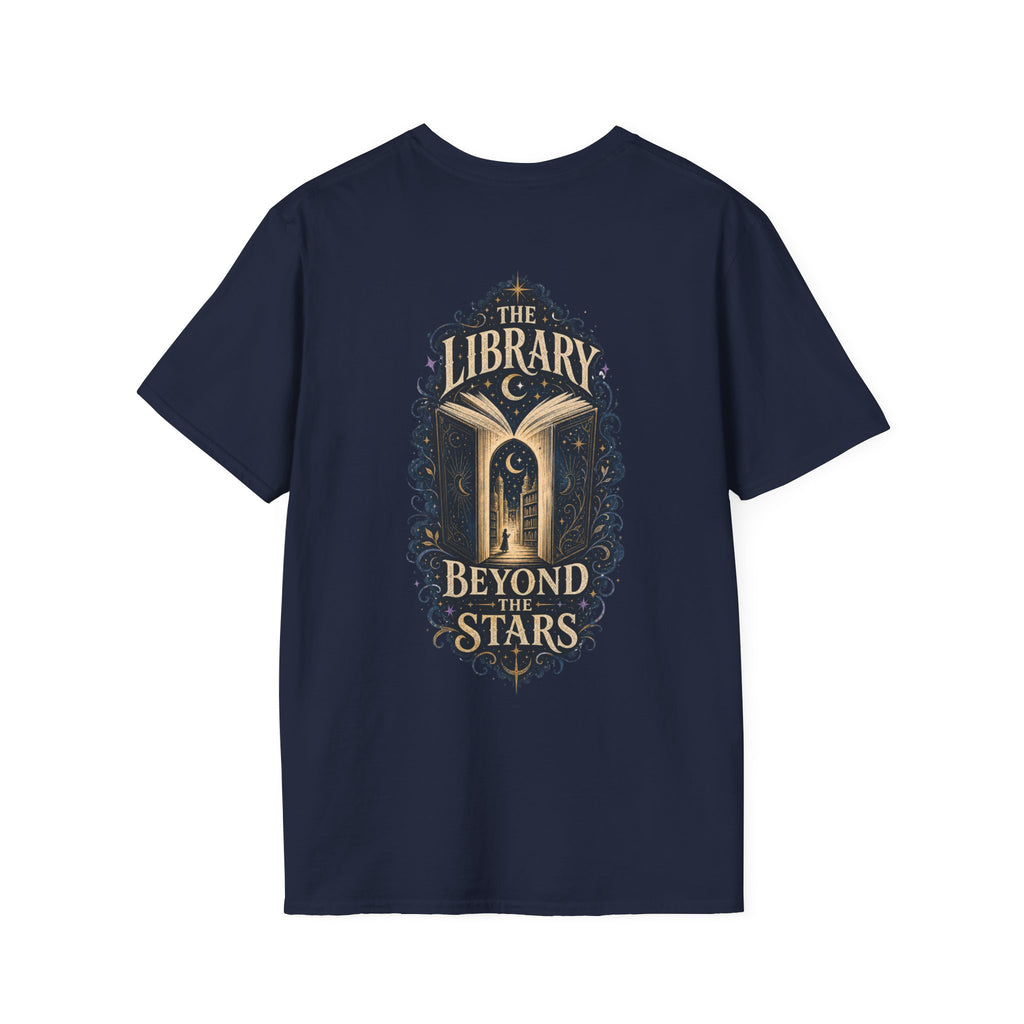 Library Beyond Backprint T-shirt