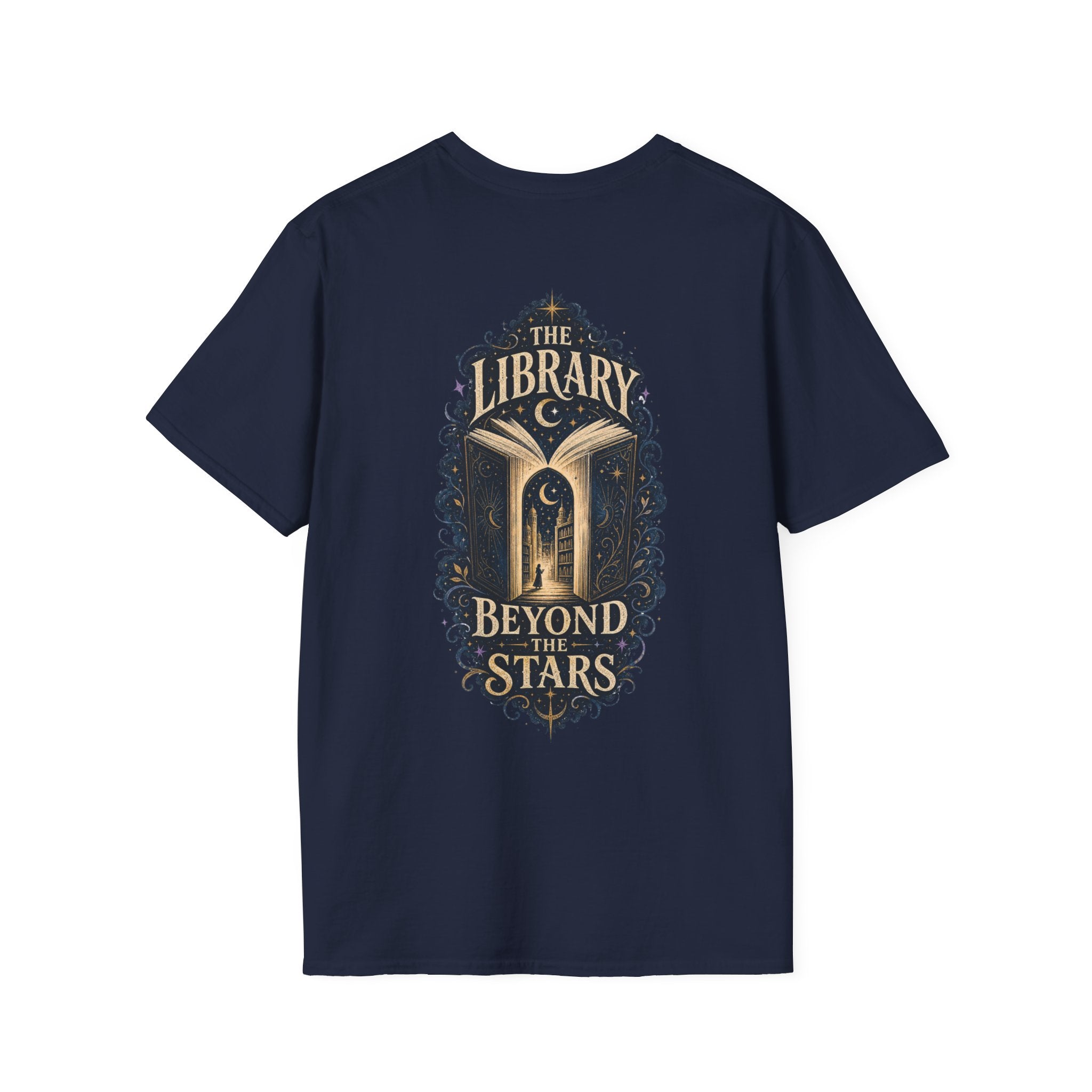 Library Beyond Backprint T-shirt