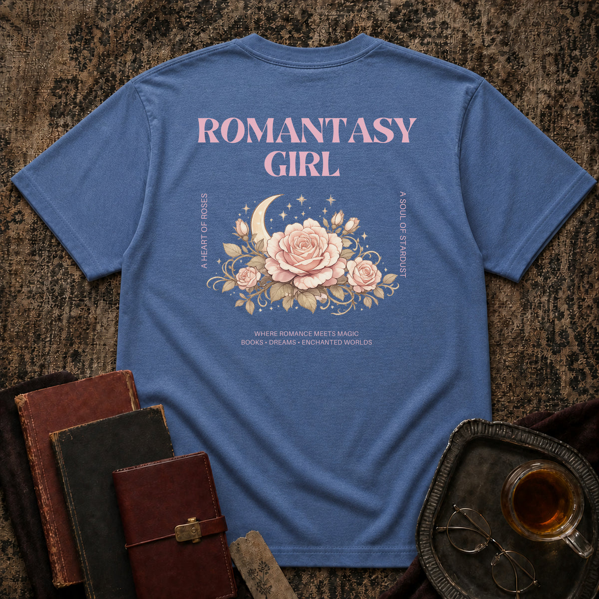 Romantasy Girl Backprint T-shirt