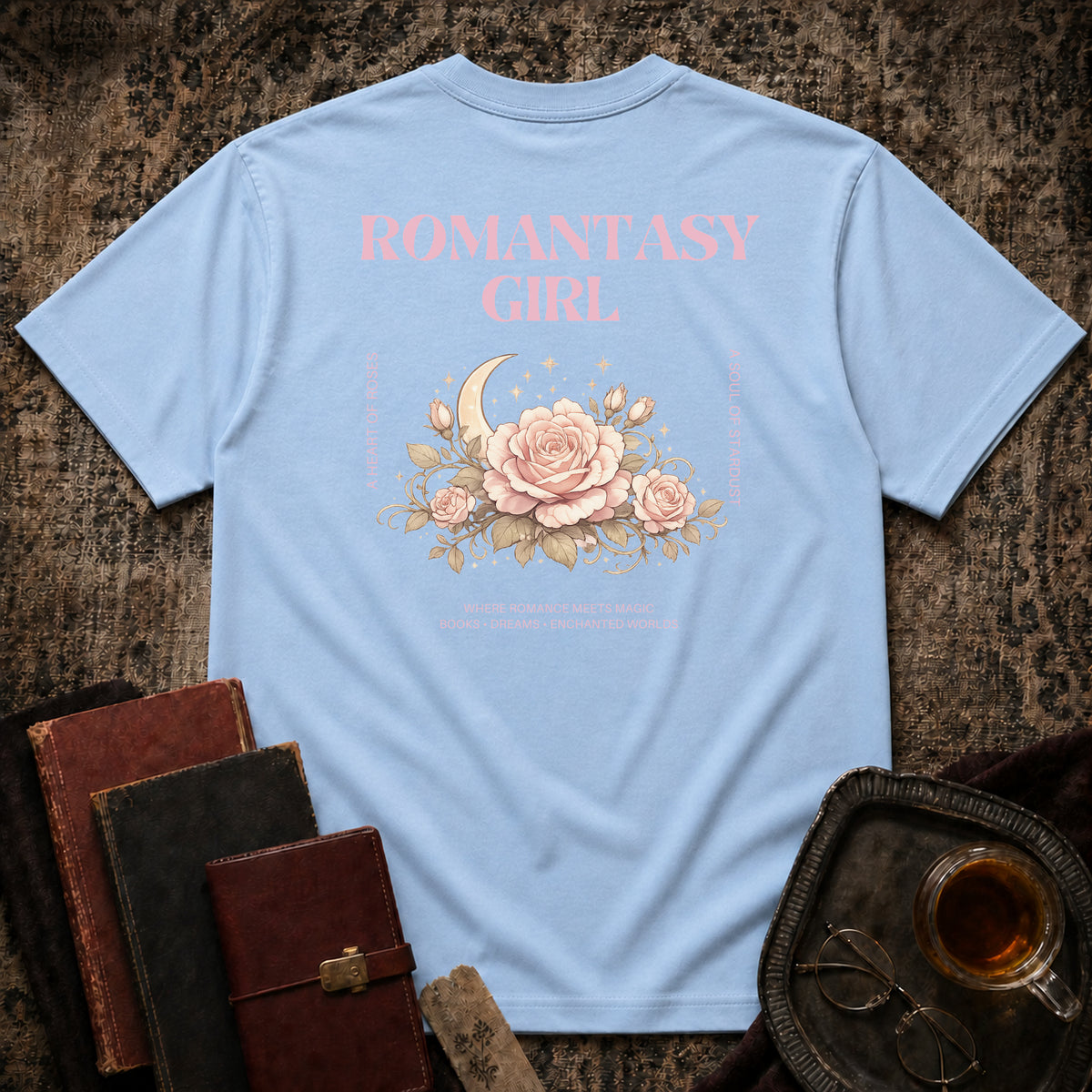Romantasy Girl Backprint T-shirt