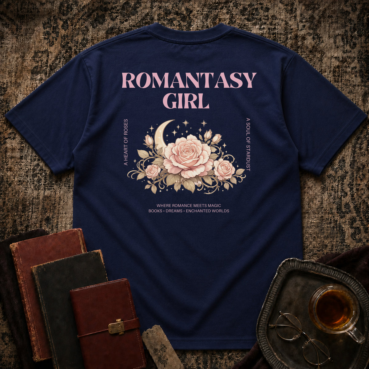Romantasy Girl Backprint T-shirt