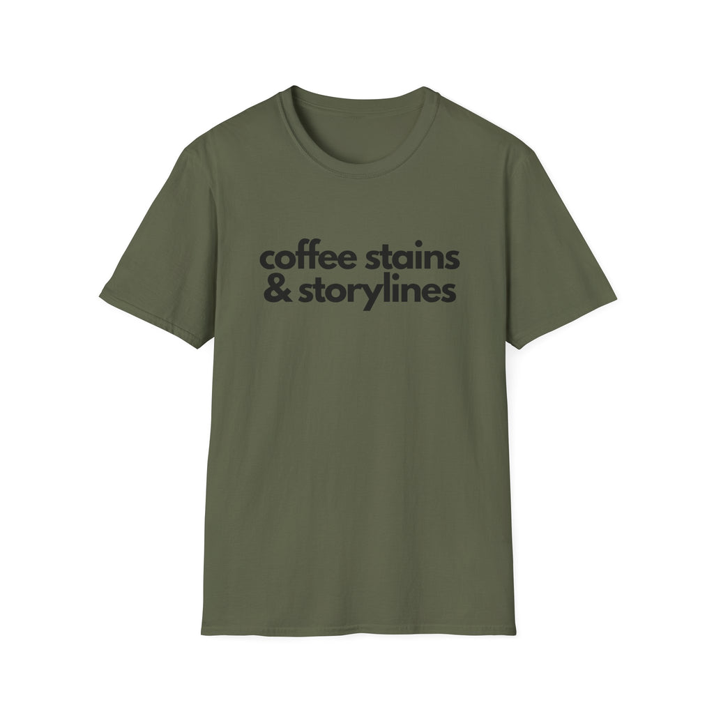 Coffee stsins & storylines T-shirt