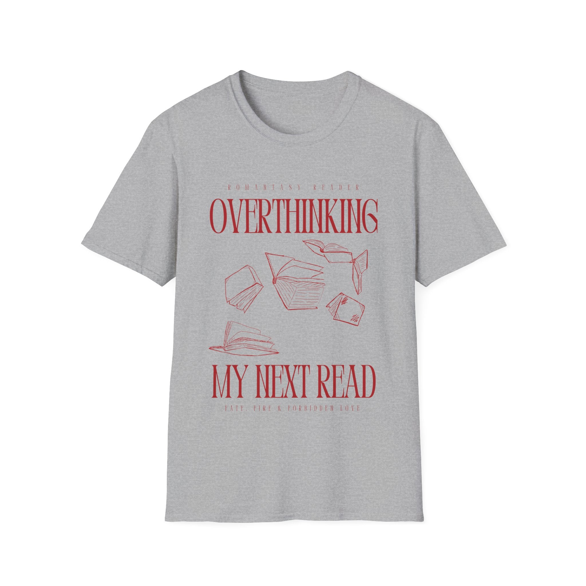 Overthinking my next read T-shirt