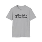 Coffee stsins & storylines T-shirt