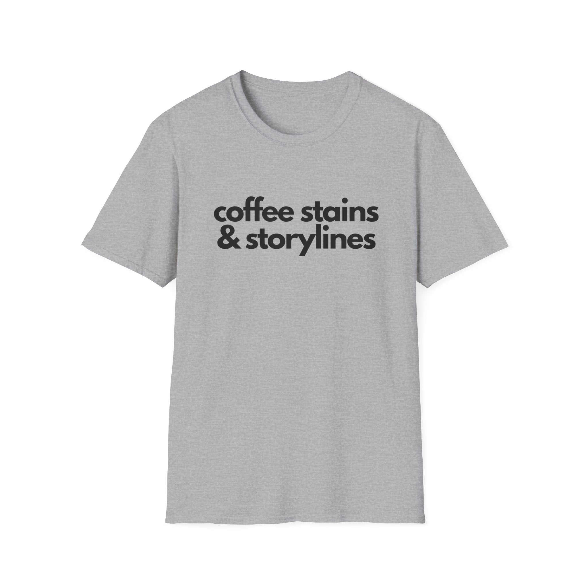 Coffee stsins & storylines T-shirt