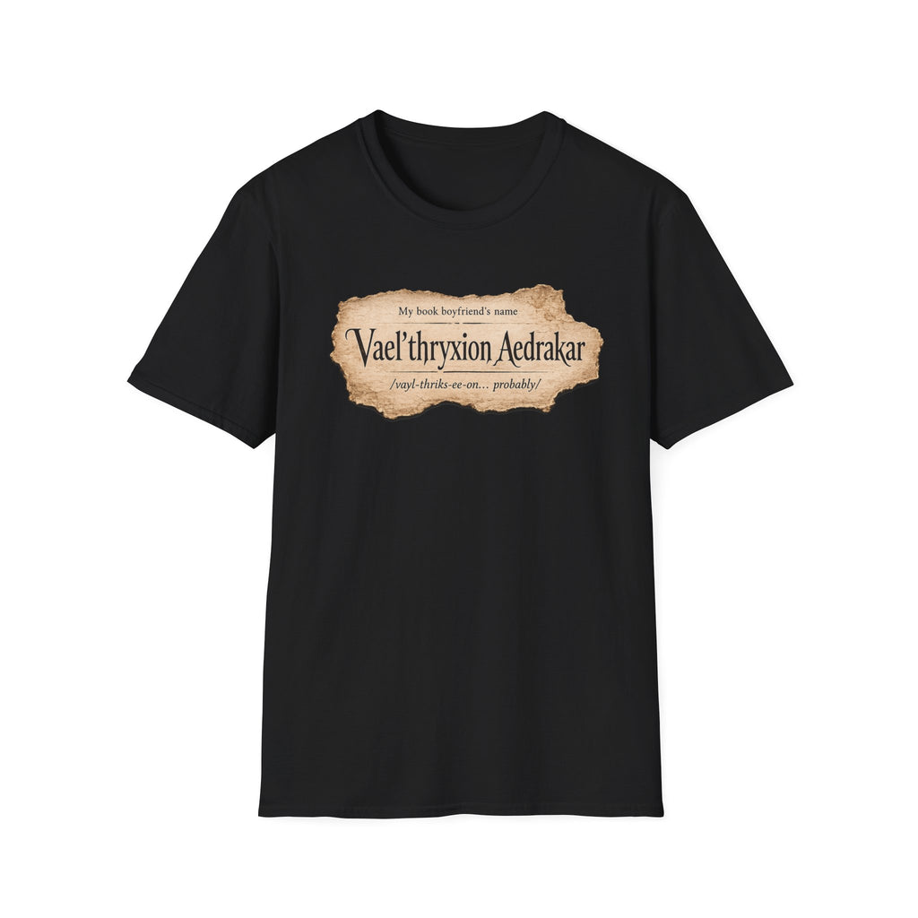 Book Boyfriends Name T-shirt