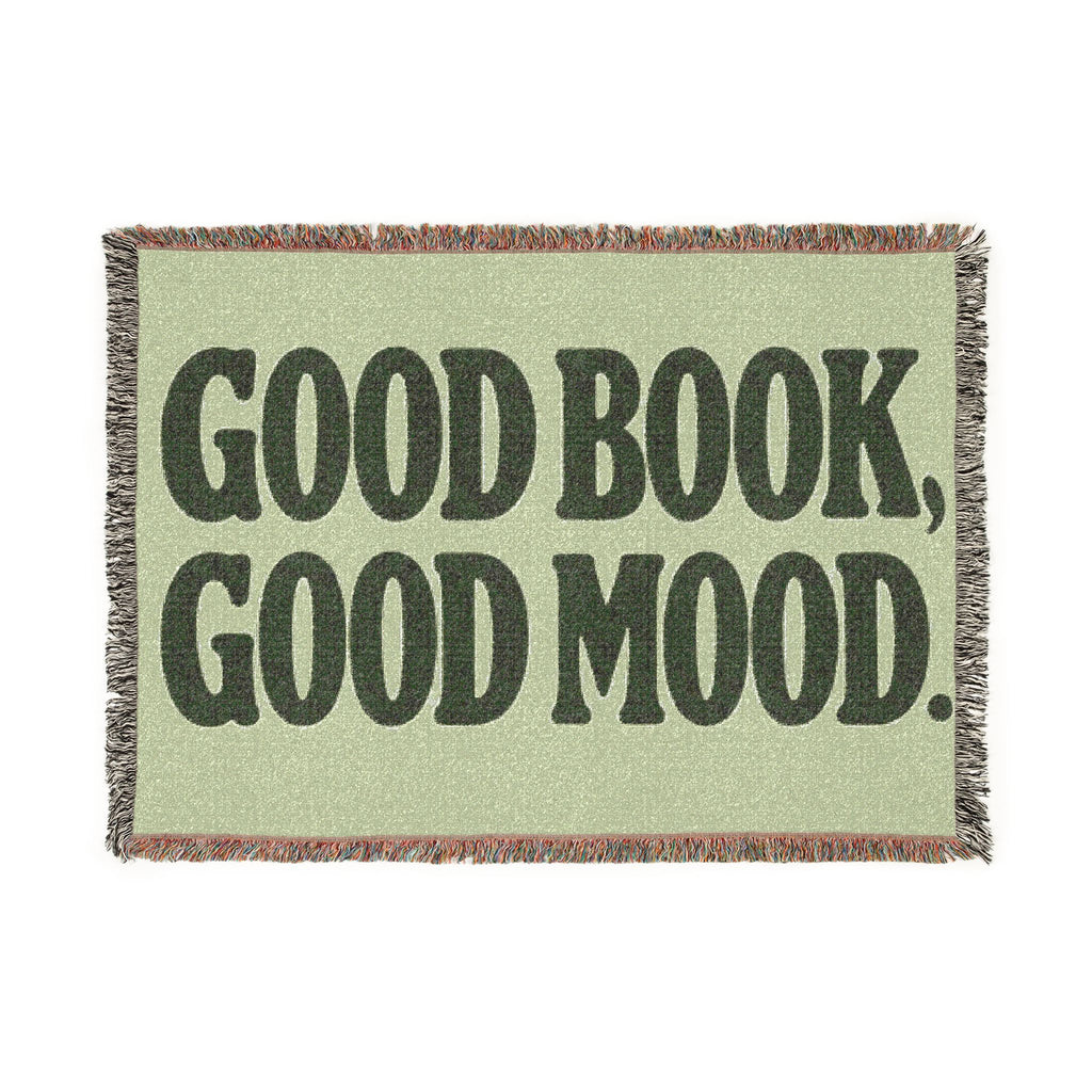 Good Book, Good Mood Blanket