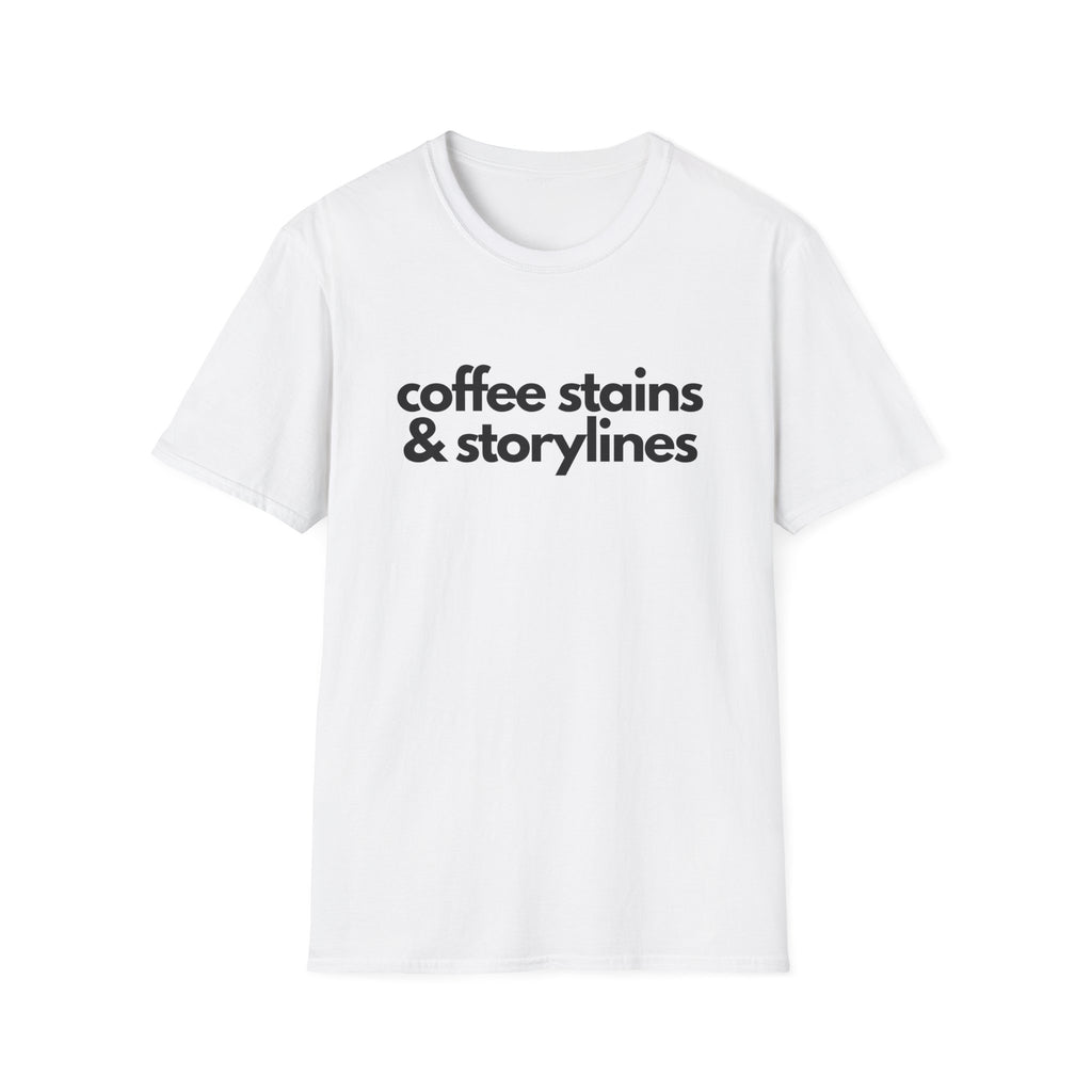 Coffee stsins & storylines T-shirt