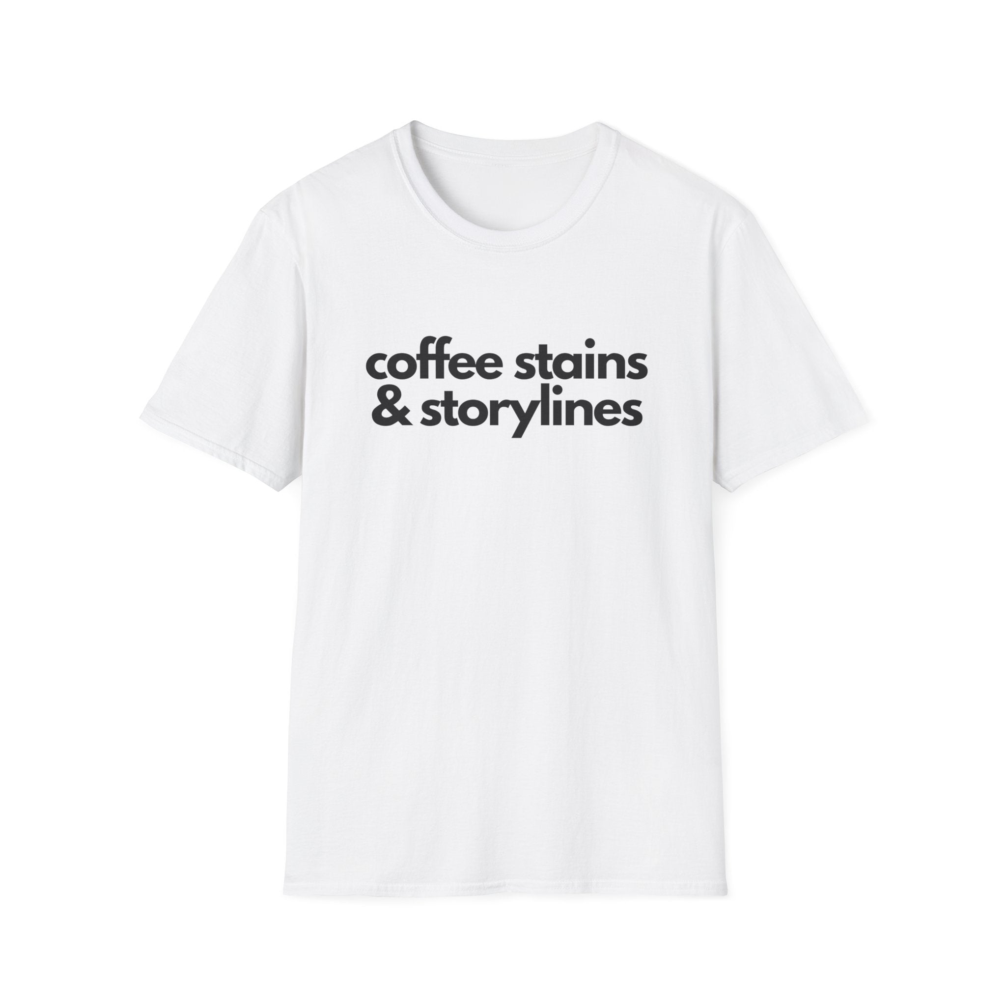 Coffee stsins & storylines T-shirt