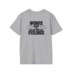 Wings before Feelings Backprint T-shirt