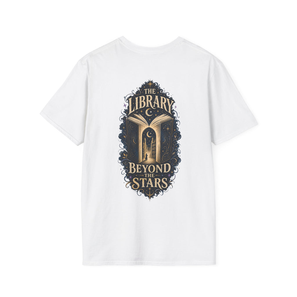 Library Beyond Backprint T-shirt