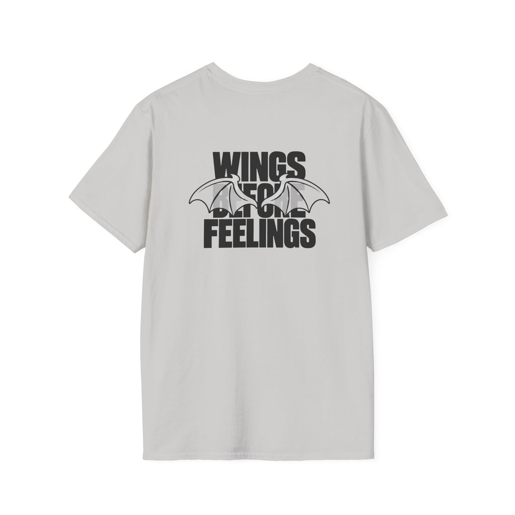 Wings before Feelings Backprint T-shirt